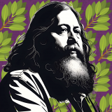 wallpaper-1024x1024-Sparkling_grape-_-dark-mosaic-r4-05-trans-branch-green-leaves-Richard_Stallman_FSF_Silhouette_Sketch_01