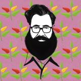 wallpaper-1024x1024-Super_pink-_-green-cup-r4-16-trans-plant-leaves-colors-John_McCarthy_02